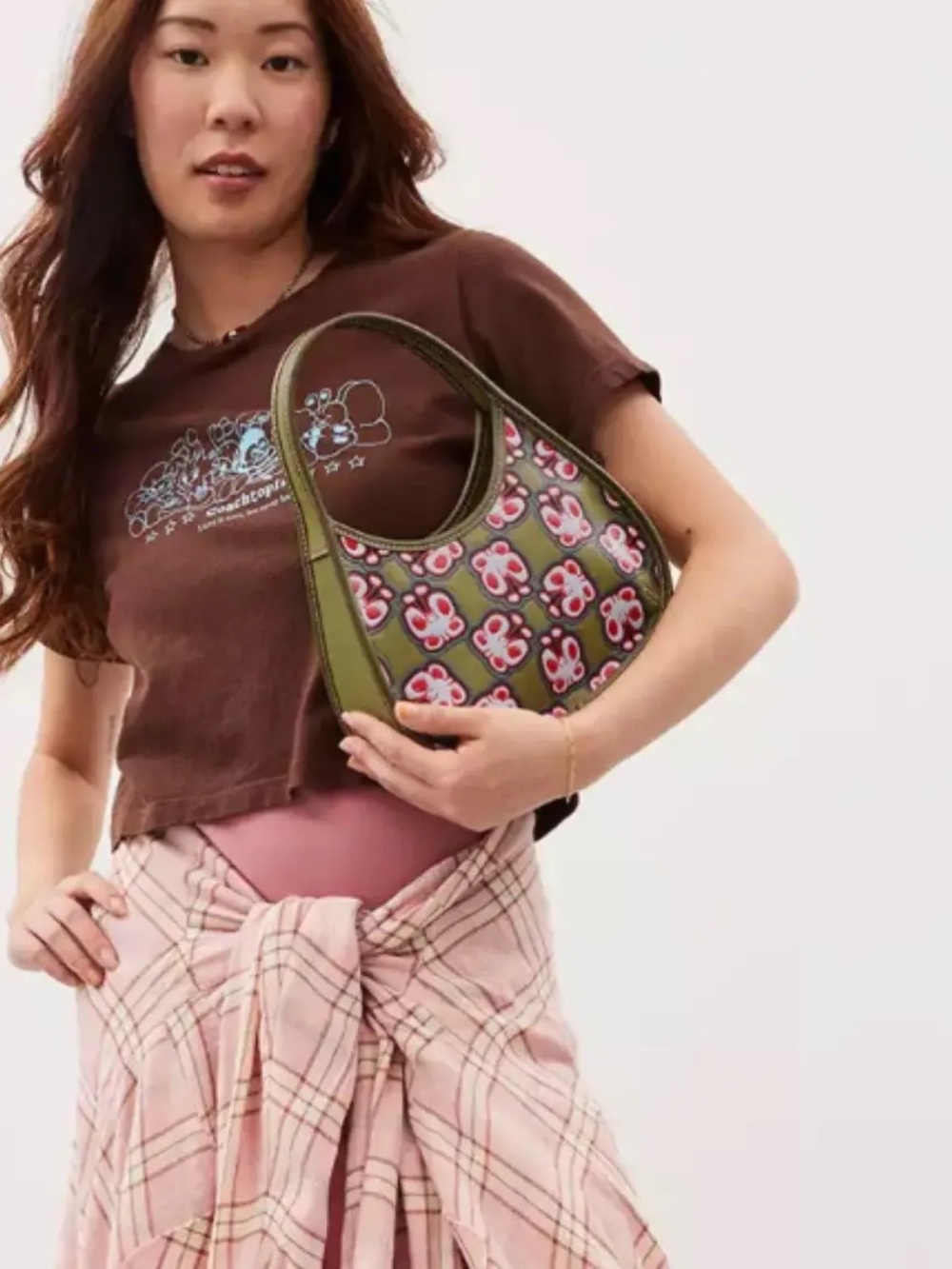 Coach Ergo bag in Coachtopia leather with butterfly print